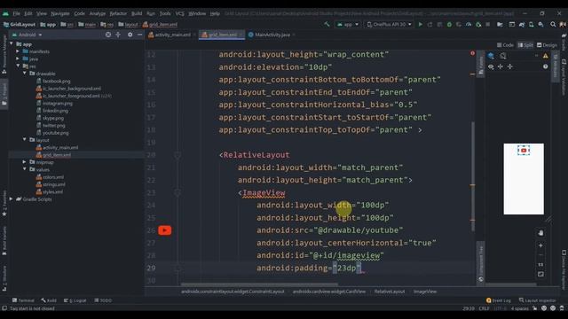 CardView UI Design Using Grid Layout in RecyclerView (Android Studio 2020) смотреть онлайн