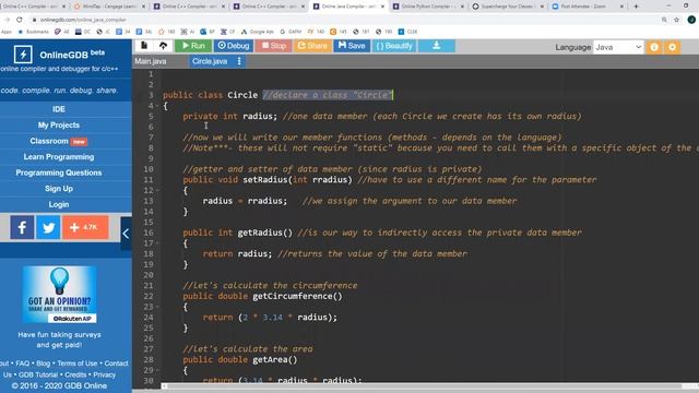 39. Week 9 - Creating a Programmer-Defined Class in Java смотреть онлайн