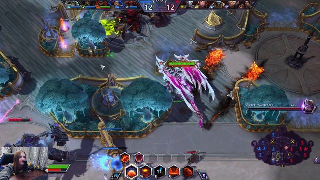 Heroes of the Storm. Как играть за смертокрыла. Потею за всех. смотреть онлайн