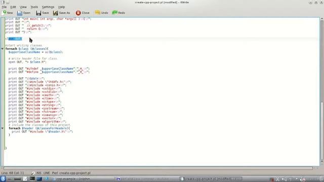 perl create c++ project in linux HD смотреть онлайн