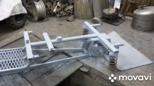 Прицеп для мотоблока из старого муравья