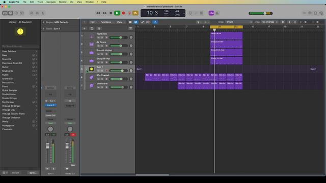 Как сделать фонк в Logic Pro? | How to make Phonk in Logic Pro? | Tutorial смотреть онлайн