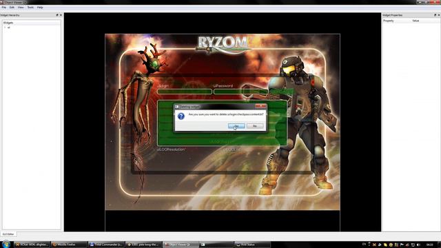 Ryzom GUI Editor: Selecting and deleting widgets смотреть онлайн