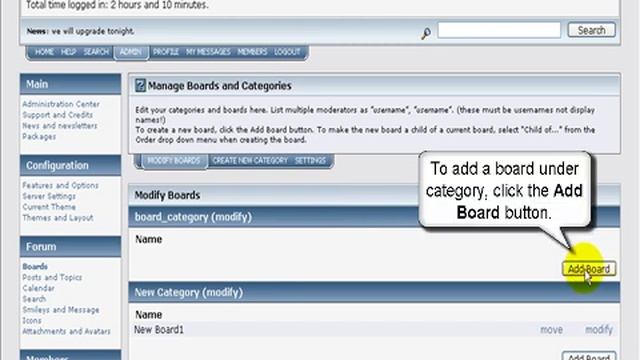 Simple Machines Forum | How To Manage Boards смотреть онлайн