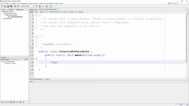 Creación de Variables en Java смотреть онлайн