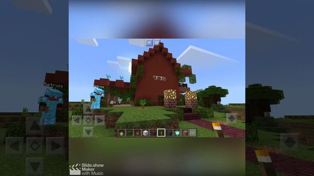 Minecraft: Red House With Lava Beacon