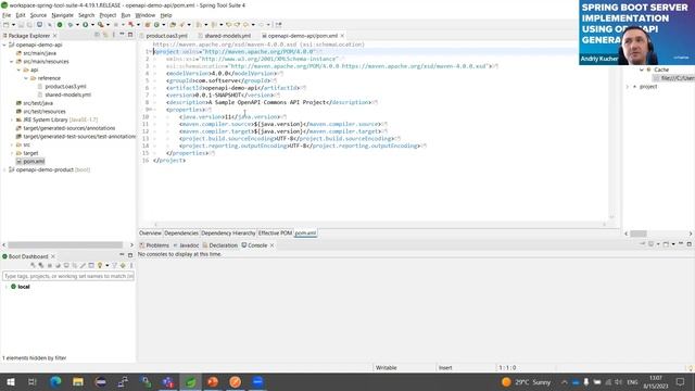 Spring Boot Server Implementation Using OpenAPI Generator by Andriy Kucher смотреть онлайн
