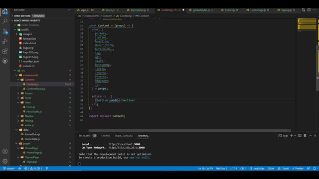 Intermediate React Project using Styled Components, Tilt and smooth scroll смотреть онлайн
