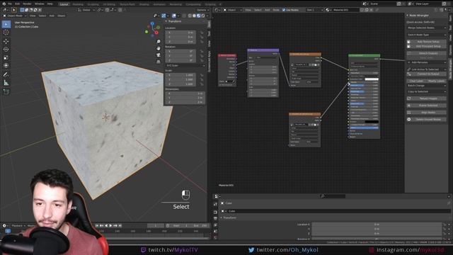 #34 | NODE WRANGLER : ADDON GRATUIT POUR SHADER EDITOR - Débuter sur Blender [TUTO FR] смотреть онлайн