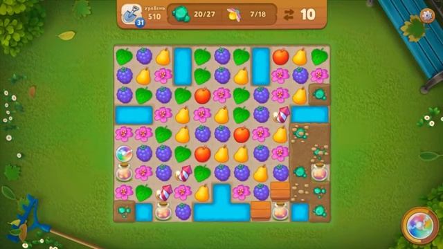 GardenScapes Level 510 Walkthrough смотреть онлайн