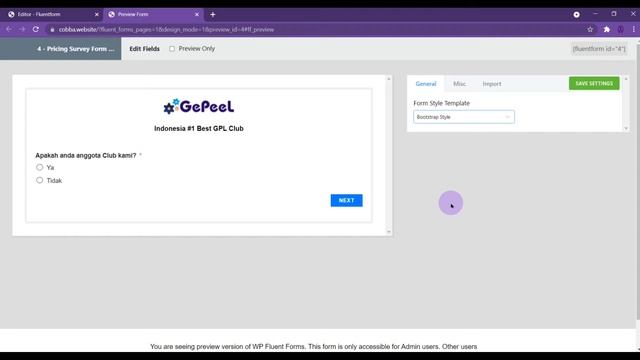 Tutorial Cara Instal Fluent Form Pro Tanpa Licenc Key dan Connect Form ke Google Sheet смотреть онлайн
