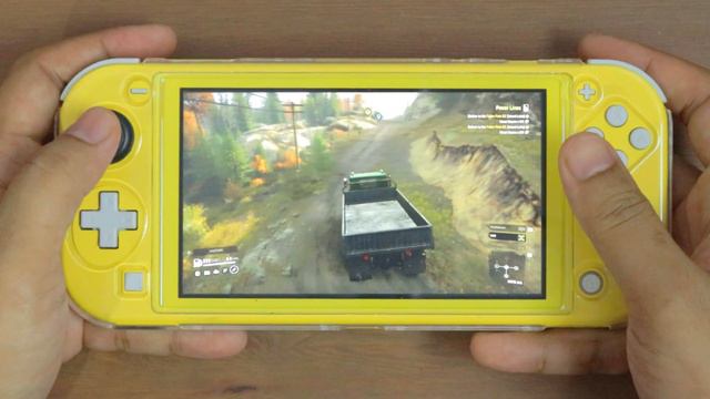 Snowrunner Nintendo Switch Lite Gameplay #switchlite #snowrunner #nintendoswitch #gameplay