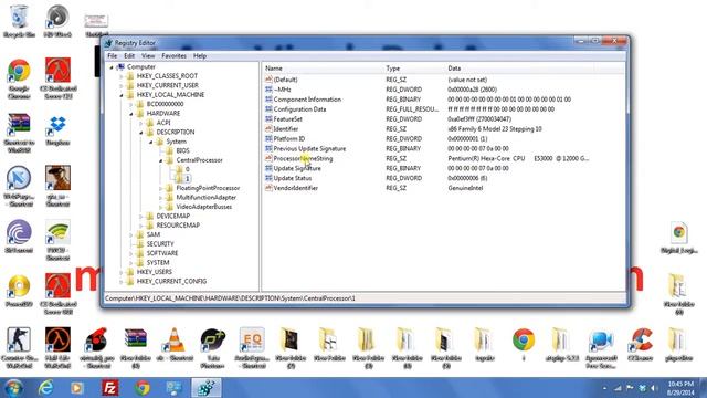 How To Change Processor Name And Speed Using Registry Editor смотреть онлайн