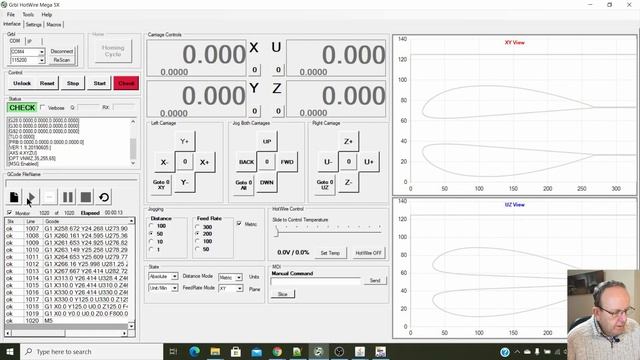 4 Axis G-code Software for CNC Foam Cutters to make foam wings and fuselages. смотреть онлайн