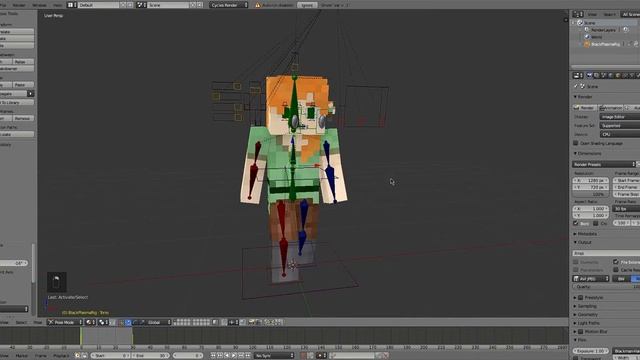 Minecraft Walk Cycle [Blender Tutorial] смотреть онлайн