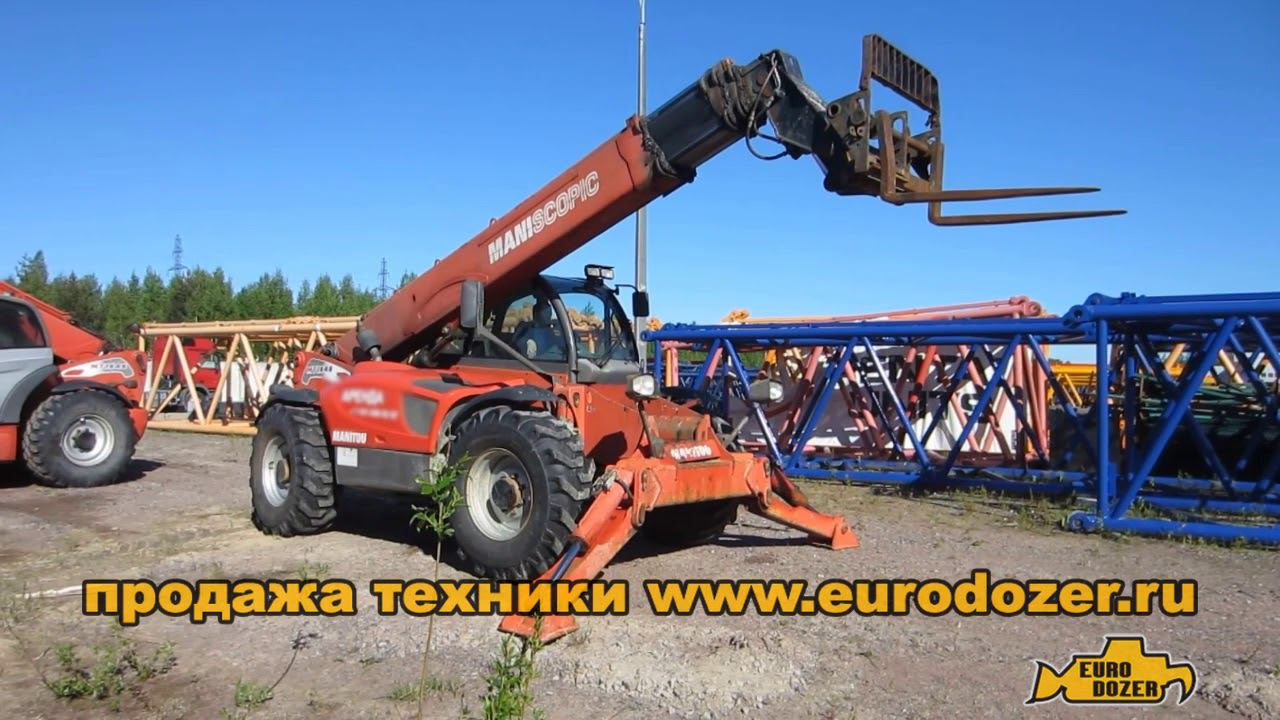Маниту лучший телескопический погрузчик б/у демо / Manitou 1840 аналог Bobcat, Merlo, JCB, CAT смотреть онлайн