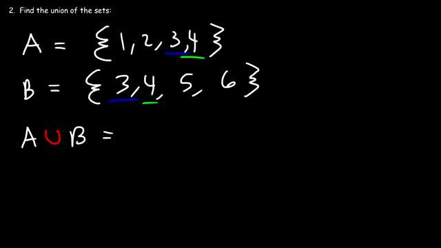 Intersection of Sets, Union of Sets and Venn Diagrams смотреть онлайн
