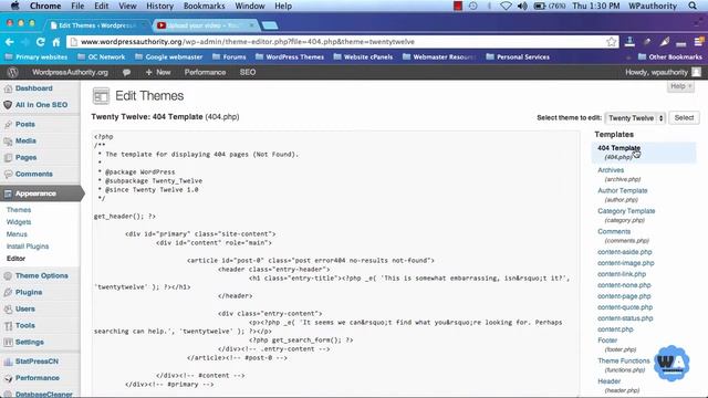Chapter 12: Core Theme Files of a WordPress Blog смотреть онлайн