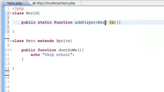 PHP OOP Svenska 10 Type Hinting смотреть онлайн