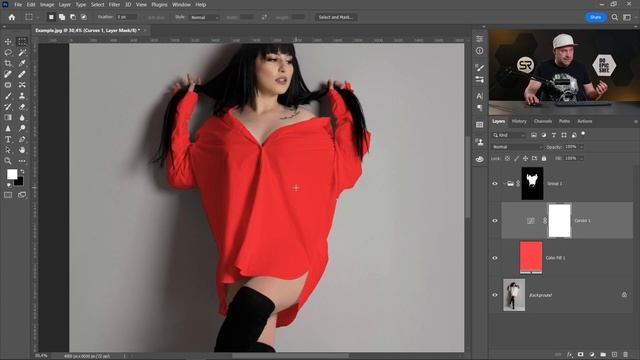 Turn White Into Any Color Even Black in Photoshop смотреть онлайн