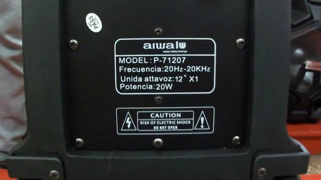 AIWAIW P-71207 акустическая колонка смотреть онлайн
