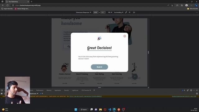 Final Demo | Frontend development with ChatGPT | Website for local barbershop смотреть онлайн