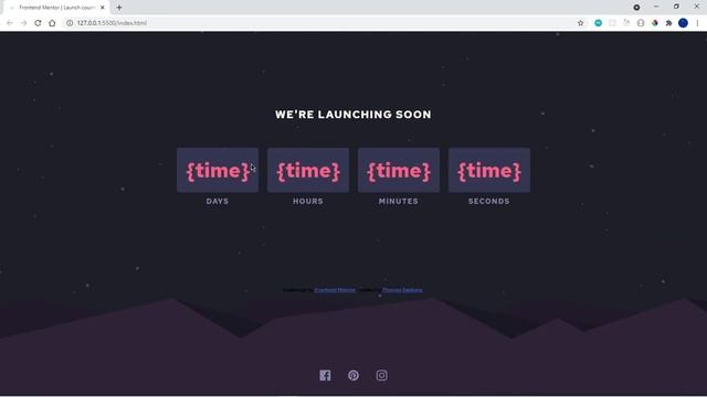 Launch Countdown Timer - Frontend Mentor Challenge - Design, Code and Deploy смотреть онлайн