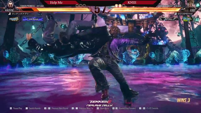 Tekken 8 ▰ Knee (Eddy) Vs Help Me (Kazuya) ▰ Ranked Matches смотреть онлайн