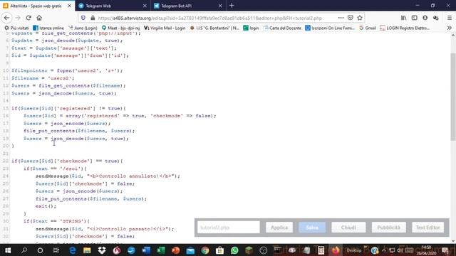 #11 - Verifica dei Messaggi - Tutorial Bot Telegram PhP [ITA] смотреть онлайн
