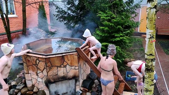 Баня, банный чан, самовар