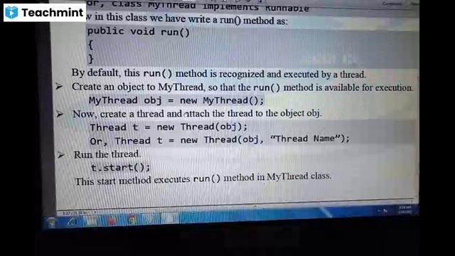 Lecture on BCA 4th Sem(Batch 6:00Am-7:00Am) Subject-BCA401 "Java" Programming; Topic-Threads Create смотреть онлайн