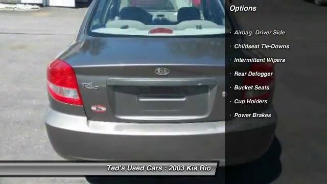 2003 Kia Rio Stroudsburg PA 18360 смотреть онлайн