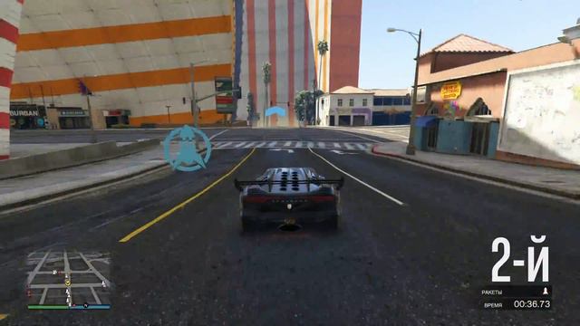 Опасная спираль до Марса и дикая гонка на сэндкингах (GTA 5 ONLINE Гонки) смотреть онлайн