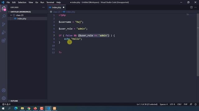 PHP Development In Bangla | PHP And Operator In Bangla Tutorial | PHP Bangla | P - 23 [Web Ship] смотреть онлайн