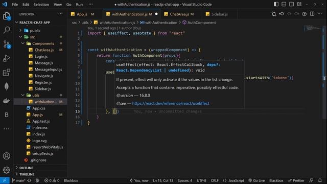 Django Channels and React Chat App Tutorial: Part 11 Higher order components in reactsj смотреть онлайн