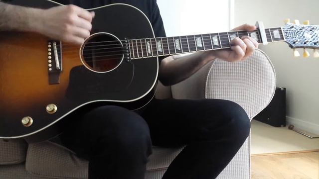 Norwegian Wood on J-160E 1964 Reissue (with Pyramid flatwounds) смотреть онлайн