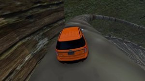 Как спуститься на машине по перилам лестницы? Гоша и Чич крушения машин в игре Бименджи драйв.