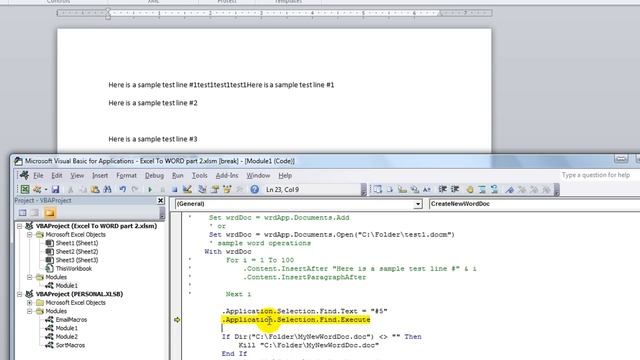 How to Open, Navigate and Edit Existing WORD Doc Using Excel VBA! Comprehensive guide смотреть онлайн