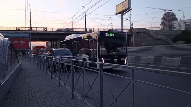 НефАЗ-5299-30-57 По 21 Маршруту «Вокзал Новосибирск Главный-Инская УМ 3 » Видео От Друга