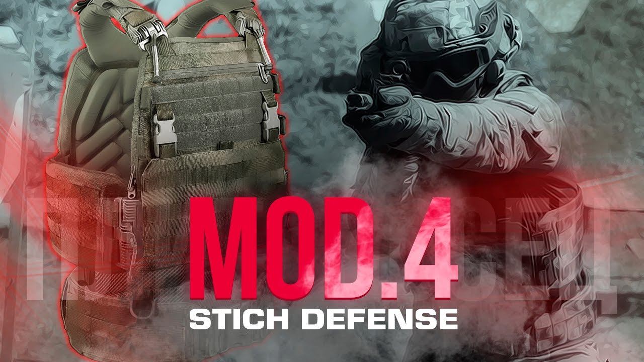 Plate Carrier STICH DEFENSE mod.4. Корсетный бронежилет смотреть онлайн