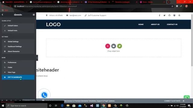 WordPress Tutorial Complete Course Part-24 | How to edit Header & Footer in Envato Elements смотреть онлайн