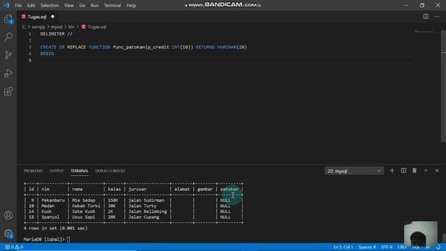 TUTORIAL STORED FUNCTION DAN STORED PROCEDURE PADA MariaDB смотреть онлайн