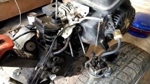 Ремонт мотоблока, причины усадки клапана.