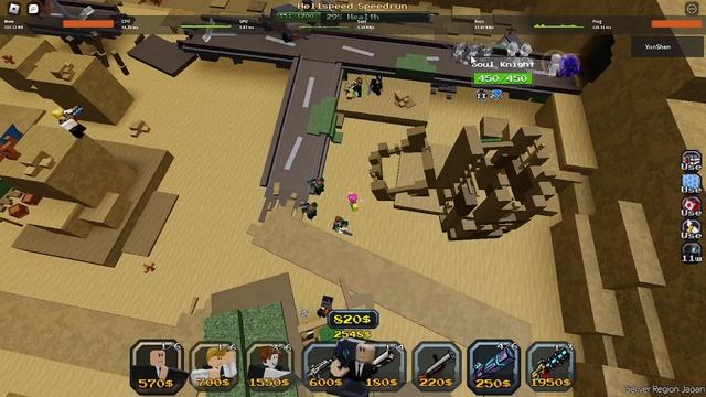 Roblox - Beat Veteran with New mod (Hellspeed) +Speedrun | Pixel Gun Tower Defense смотреть онлайн