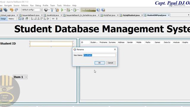 How to Create a Student Database Management System using MySQL in Java NetBeans - Part 1 of 3 смотреть онлайн
