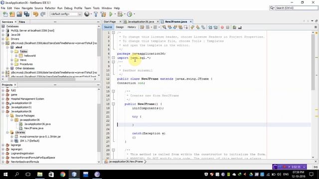 Java Gui Mysql Connection in 10 second смотреть онлайн