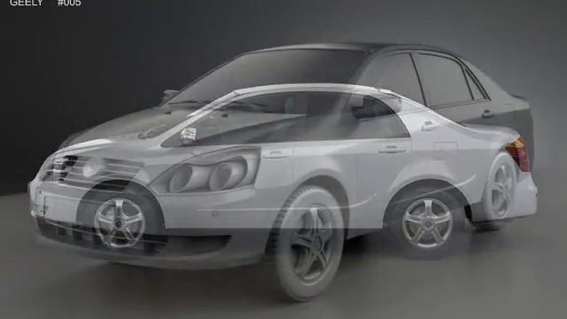 3D Model Geely FC Vision 2011 3D Model at 3DExport.com смотреть онлайн