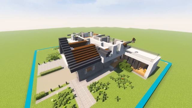 Современный Коттедж | Minecraft Build Timelapse - Modern Cottage