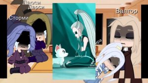 реакция Трикс(из Винкс)+Валтор и Сапфира на ТиК ТоК про Айси 1/?