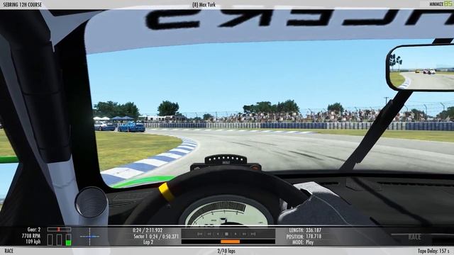 rFactor 2 обзор мода Flat6 Series rF2 build 4.00 смотреть онлайн